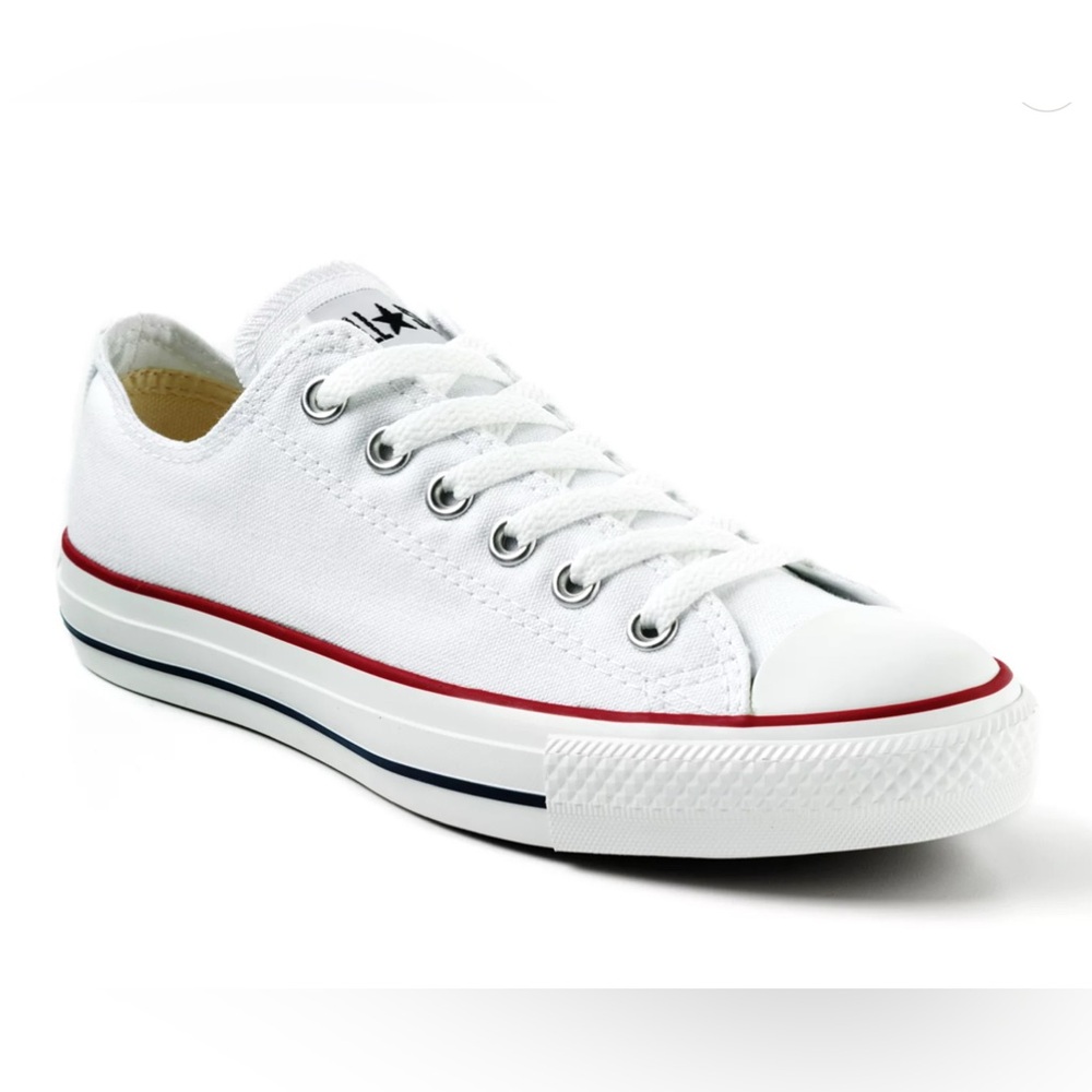 Converse All Stars Low White Unisex Sneakers Shoes M 5.5 W 7.5